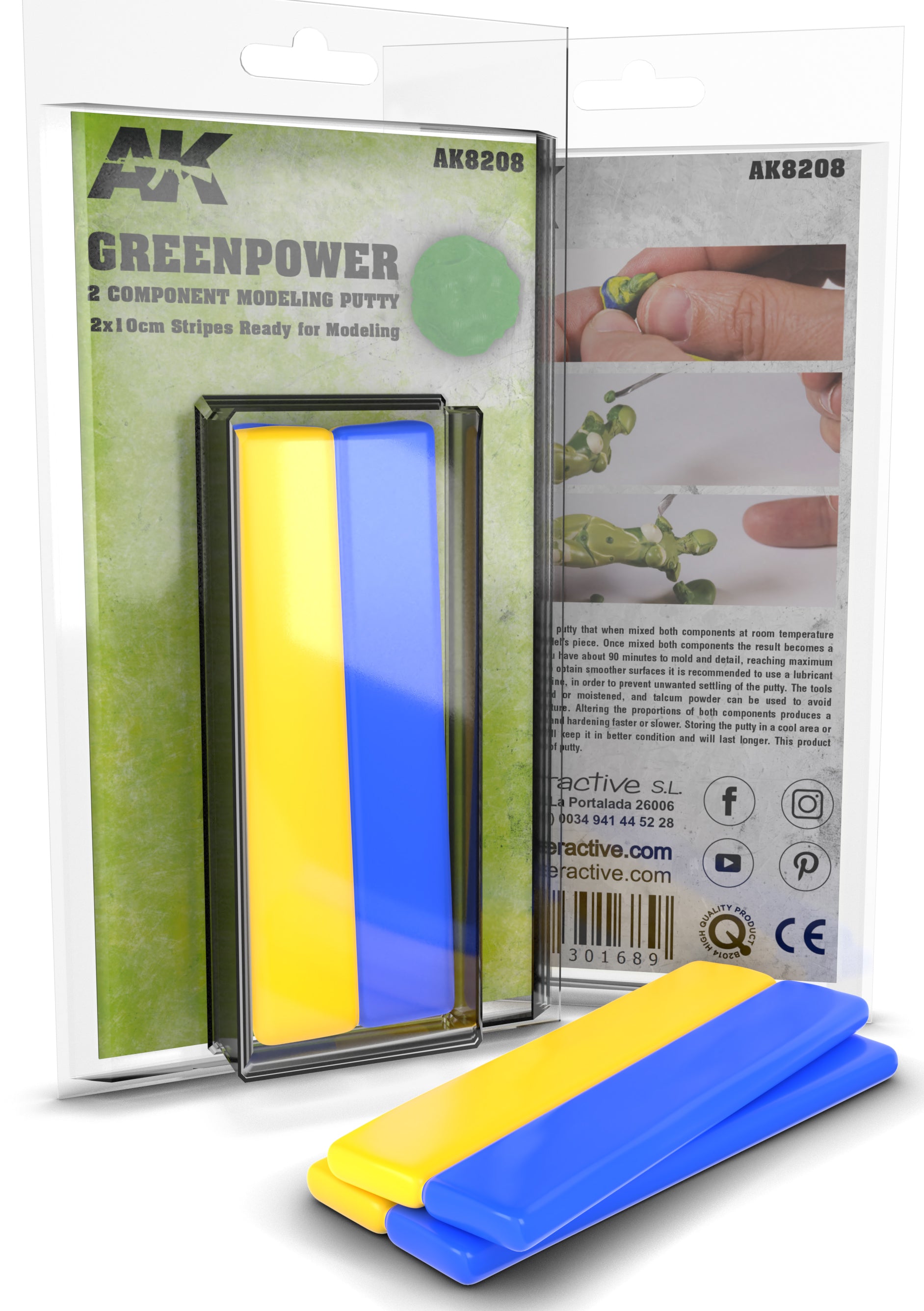 Green Power (Masilla Bicomponente 2x10 cm)