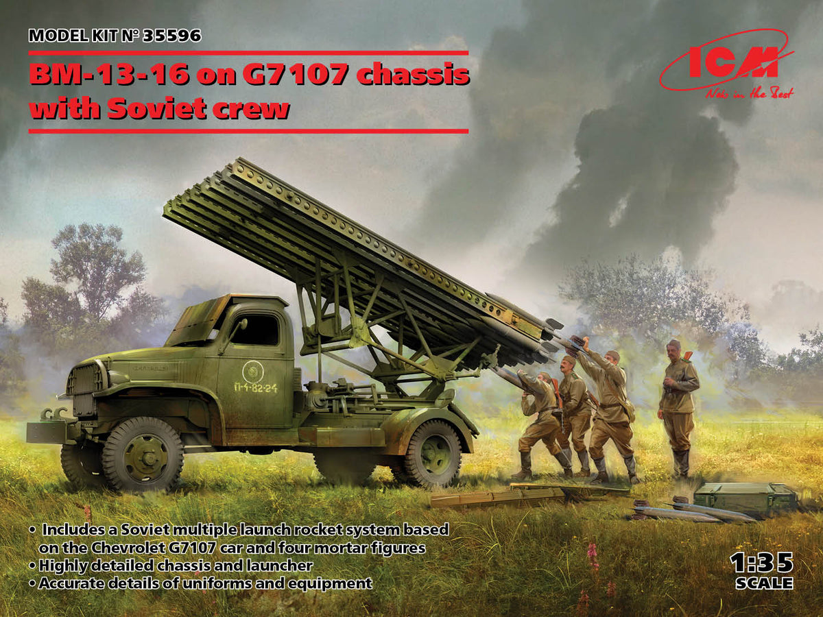 1/35 BM-13-16 on G7107 chassis w/Soviet crew