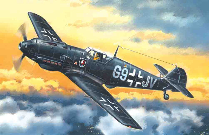1/72 Messerschmitt Bf 109E-4 WWII Night Fight.