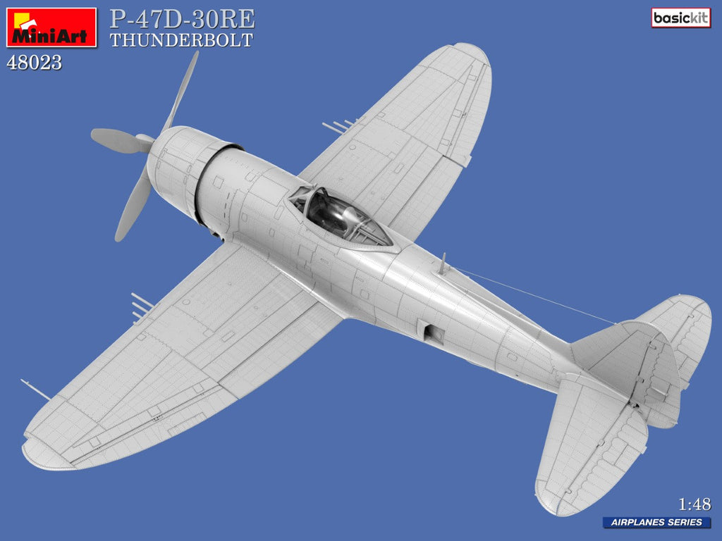 1/48 P-47D-30RE Thunderbolt. Basic Kit