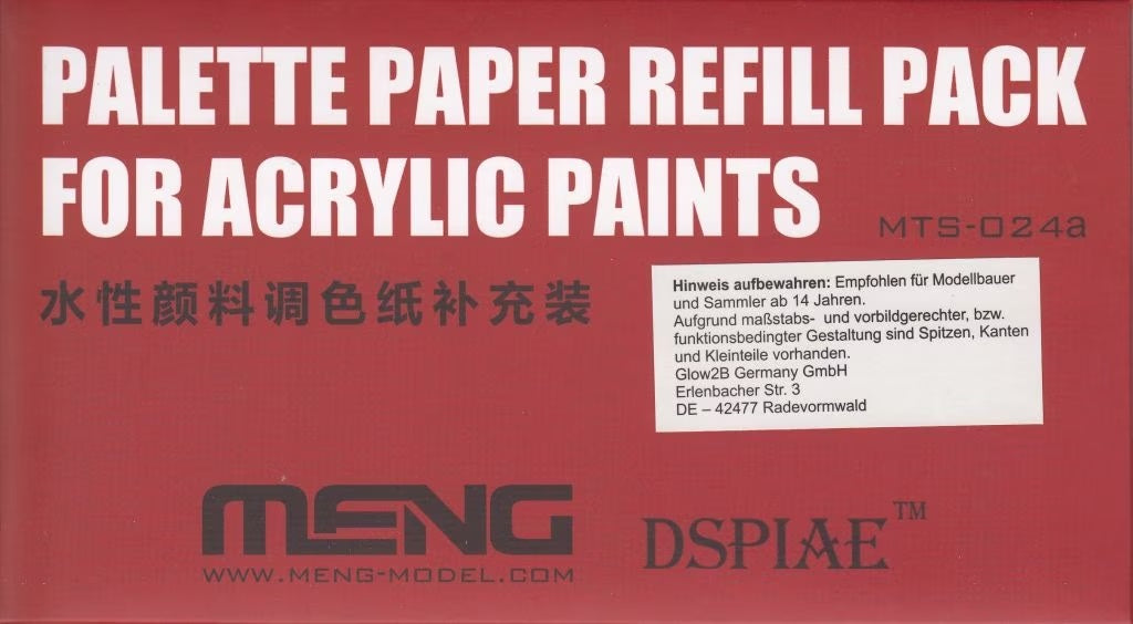 Palette Paper Refill Pack for Acrylic Paints
