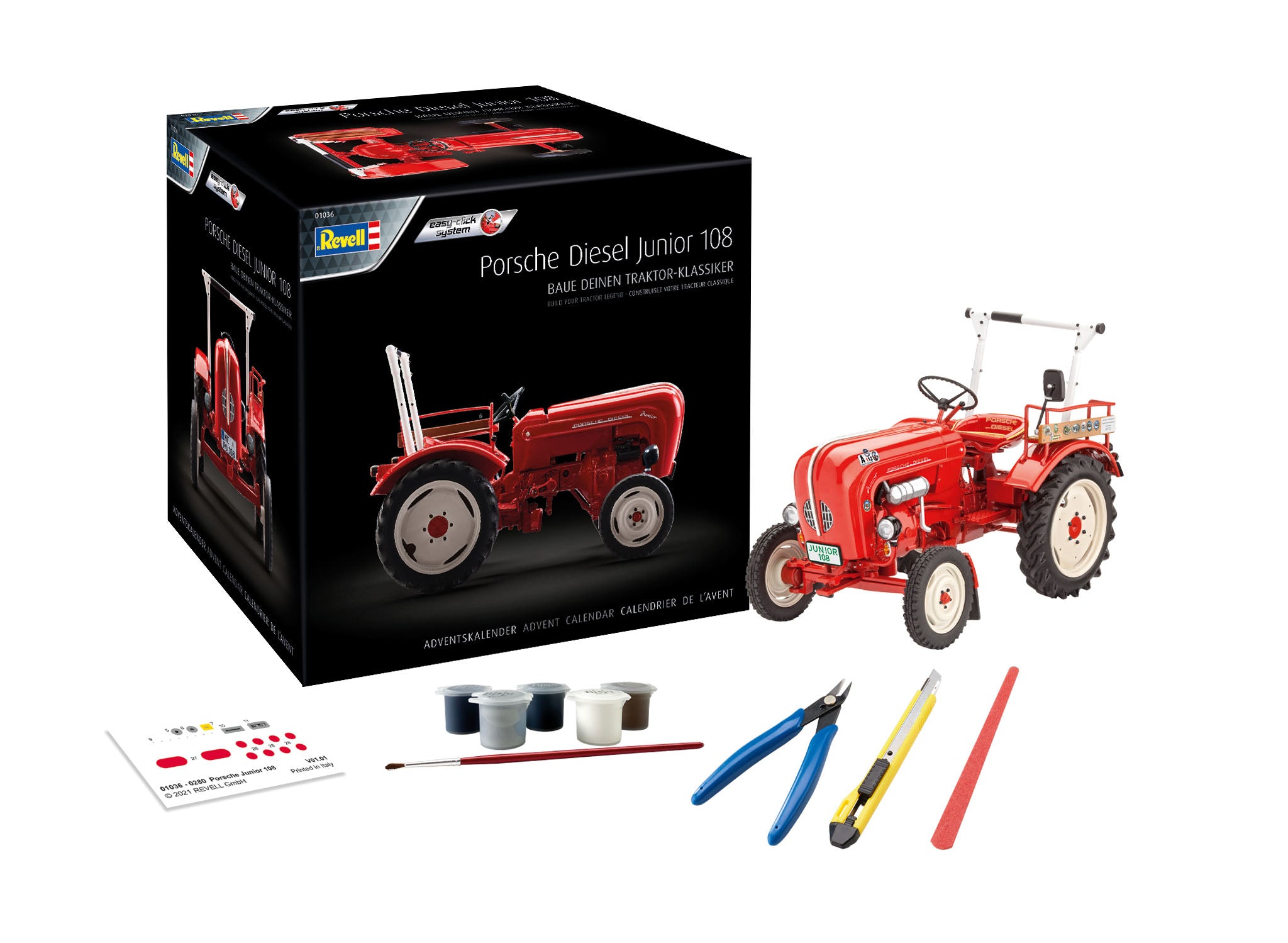 Advent Calendar 1/24 Porsche Diesel Junior 108 (Easy-Click System)