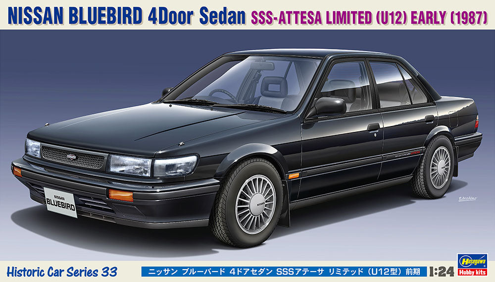 1/24 Nissan Bluebird 4Door Sedan SSS-Attesa