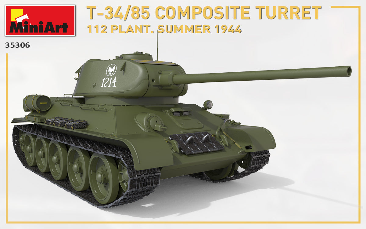 1/35 T-34/85 Composite Turret. 112 Plant. Summer 1944