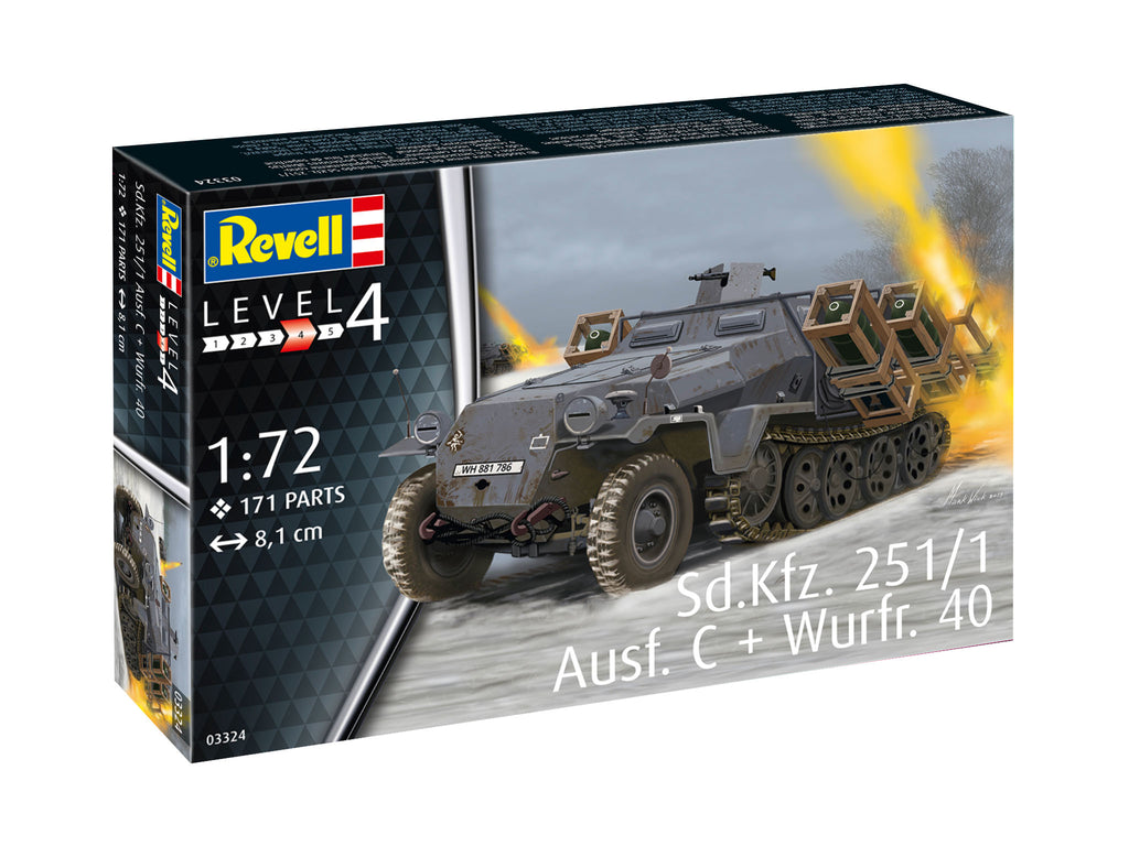 1/72 Sd.Kfz. 251/1 Ausf. C + Wurfr. 40