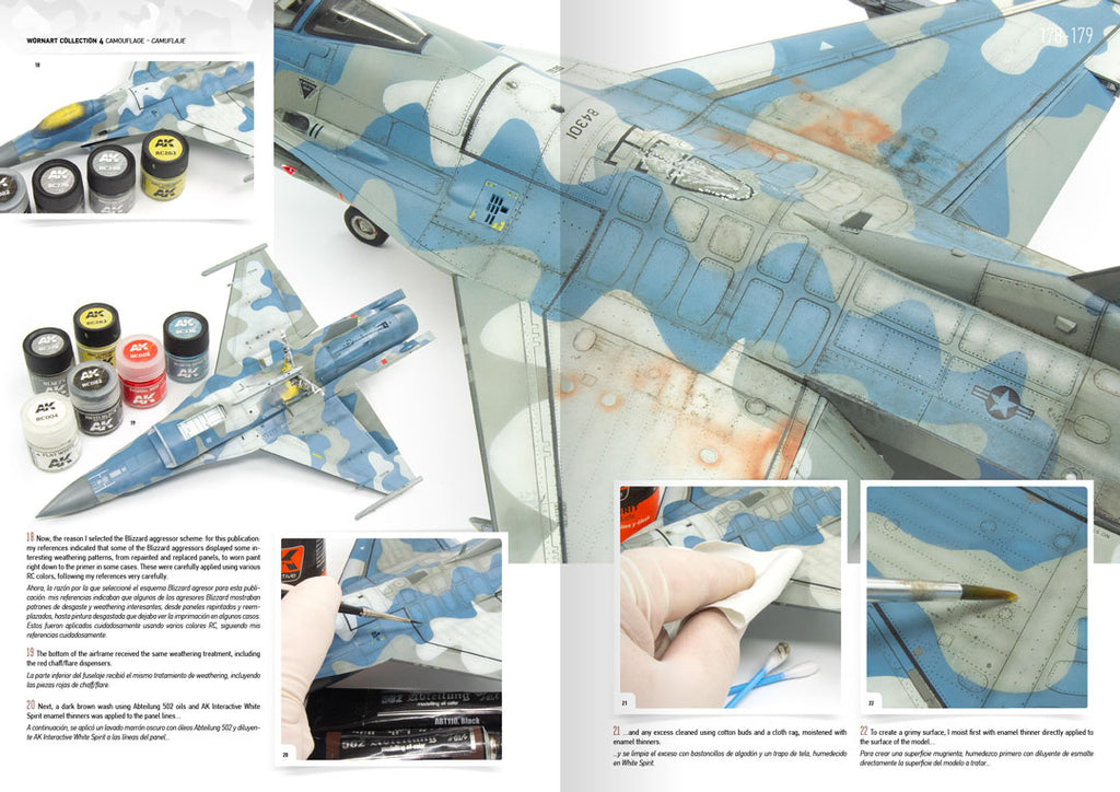 Worn Art Collection 04 Camouflage from WWI to Sci-Fi models - Bilingual