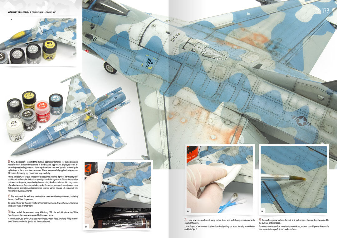 Worn Art Collection 04 Camouflage from WWI to Sci-Fi models - Bilingual