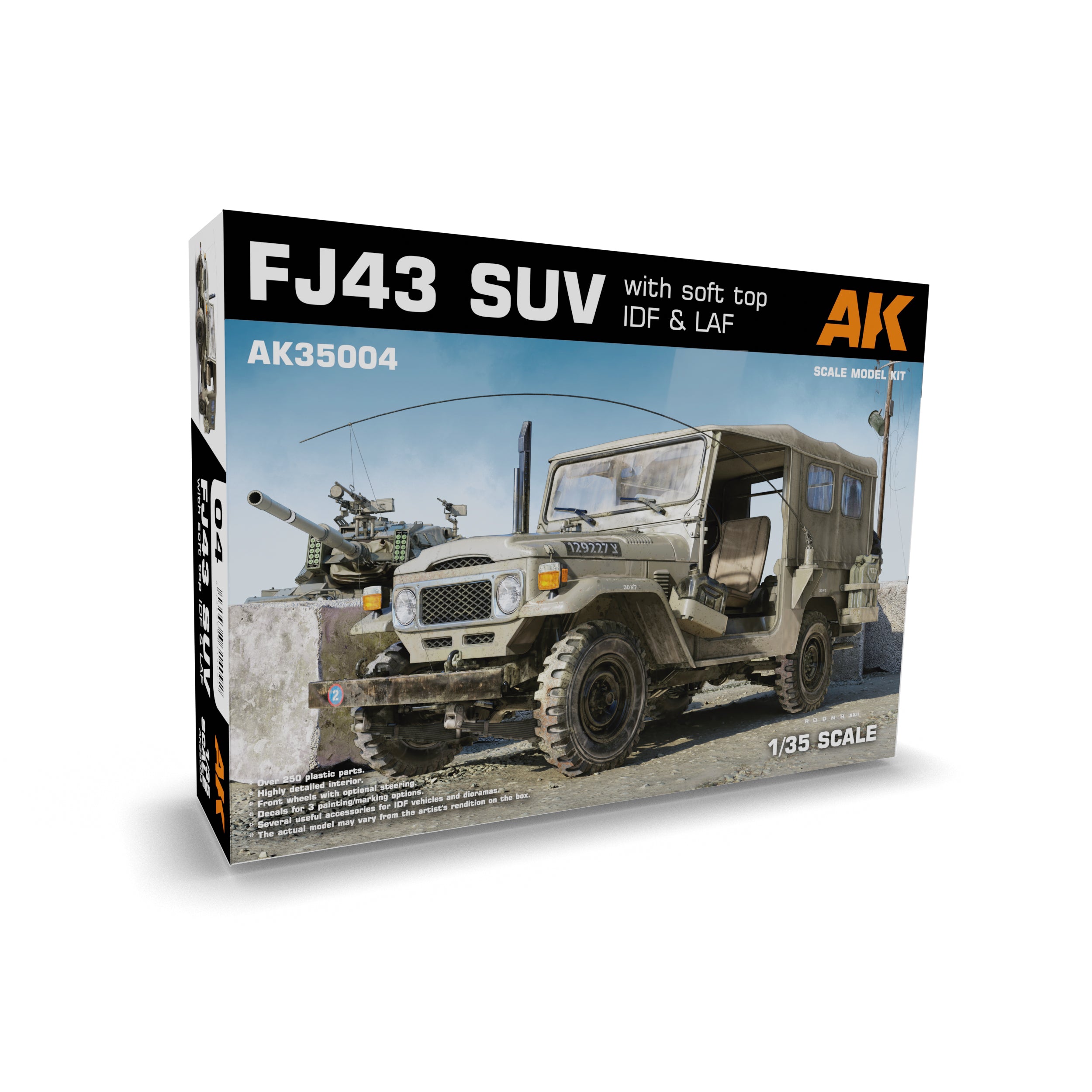 1/35 FJ43 SUV with soft top IDF & LAF