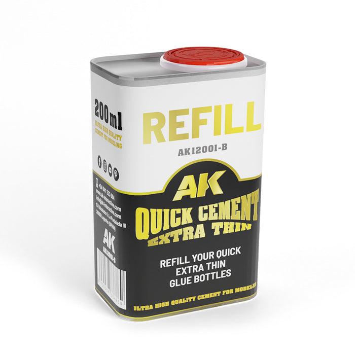 Refill Quick Cement Extra Thin 252ml