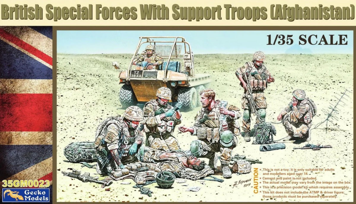 1/35 British Special Forces with Support Troops (Afghanistan)
