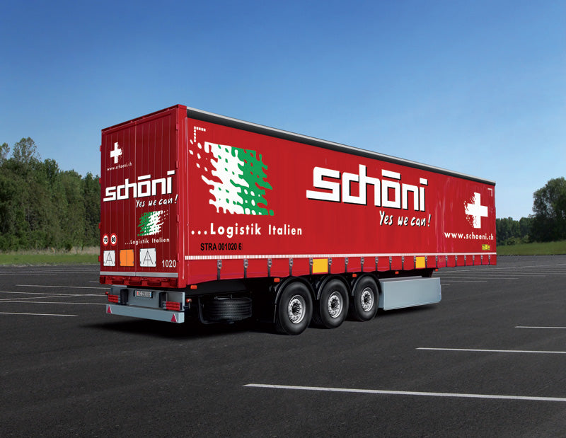 1/24 Curtainside Trailer "schoeni.ch"
