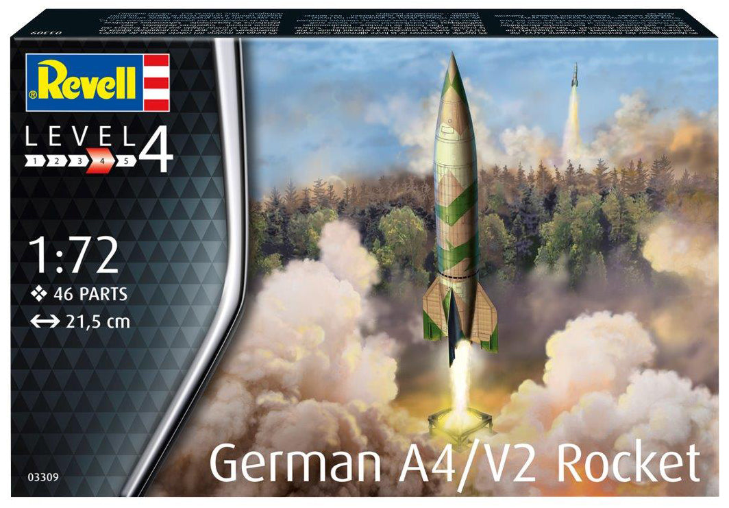 1/72 German A4/V2 Rocket (w/Launch Platform and Trailer)