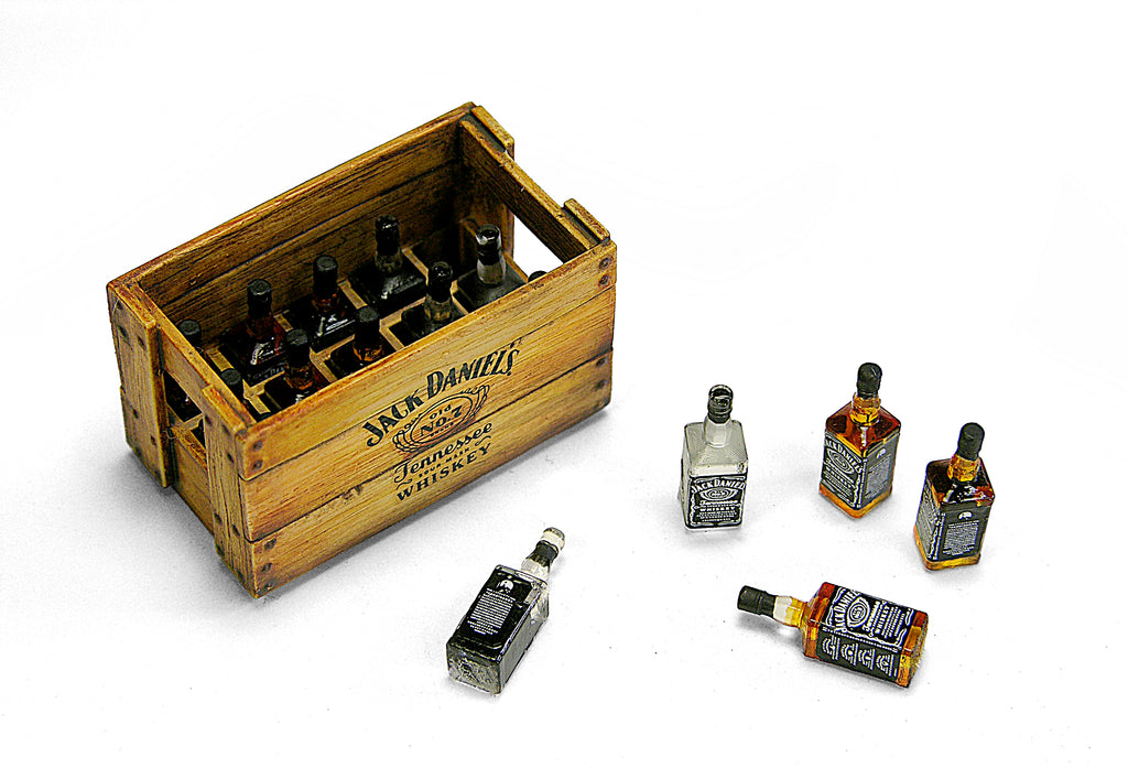 DOOZY! 1/24 WOODEN BOXES JACK DANIEL'S BOTTLES