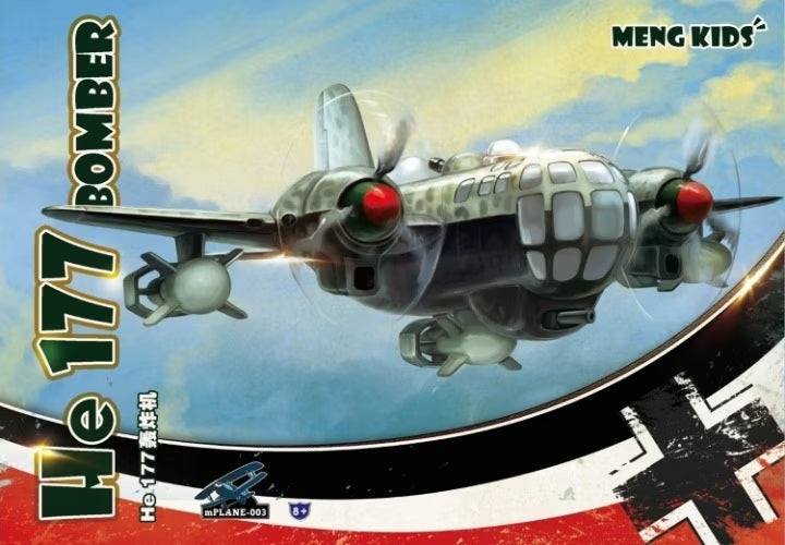 He 177 Bomber White Sprues Version (Cartoon Model)