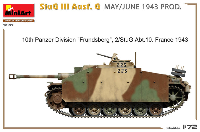 1/72 StuG III Ausf. G  May/June 1943 Prod.