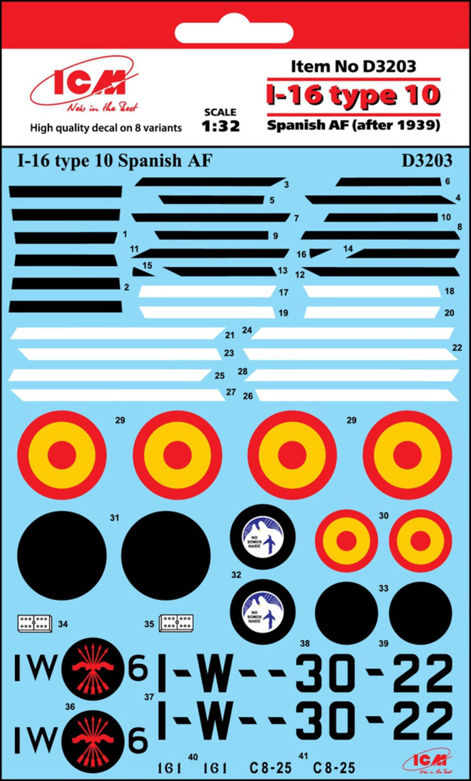 1/32 I-16 type 10 Spanish AF (after 1939)
