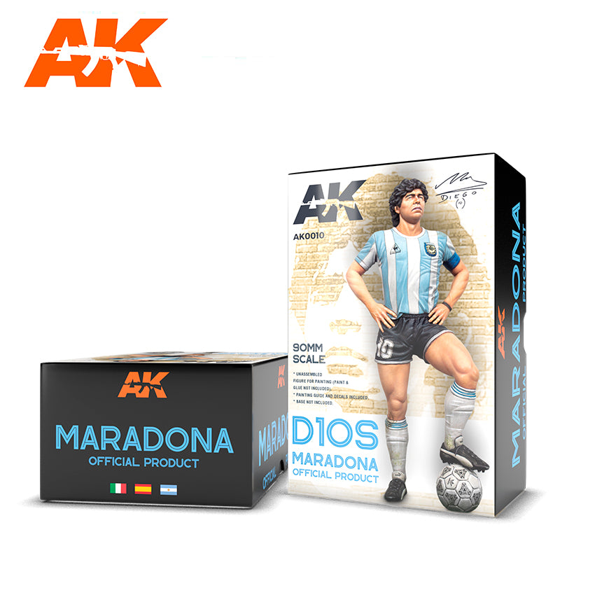 Maradona Resin Figure 90mm Scale