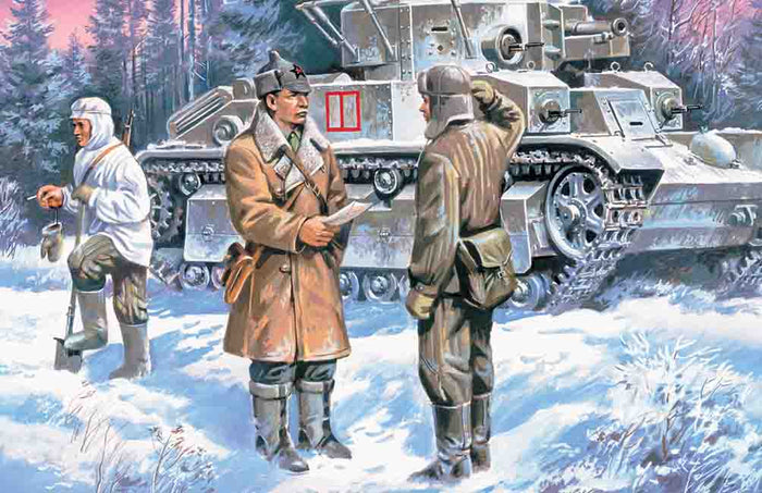 1/35 Red Army Infantry 1939-19423 figures - officer 2 soldiers