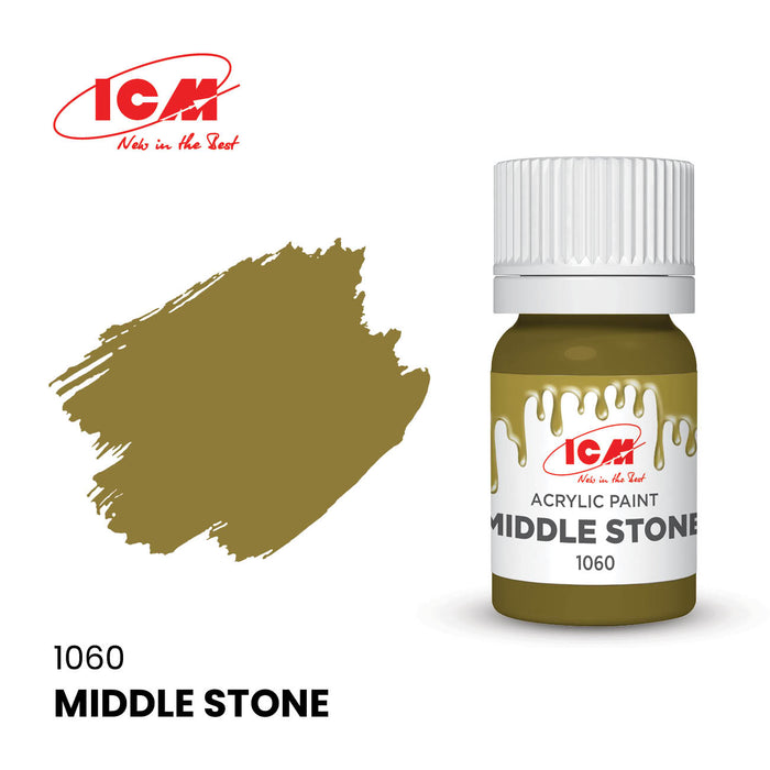 ACRYLIC PAINT Middle Stone 12 ml
