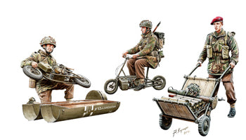 1/35 WWII British Parattroops In Action Set B