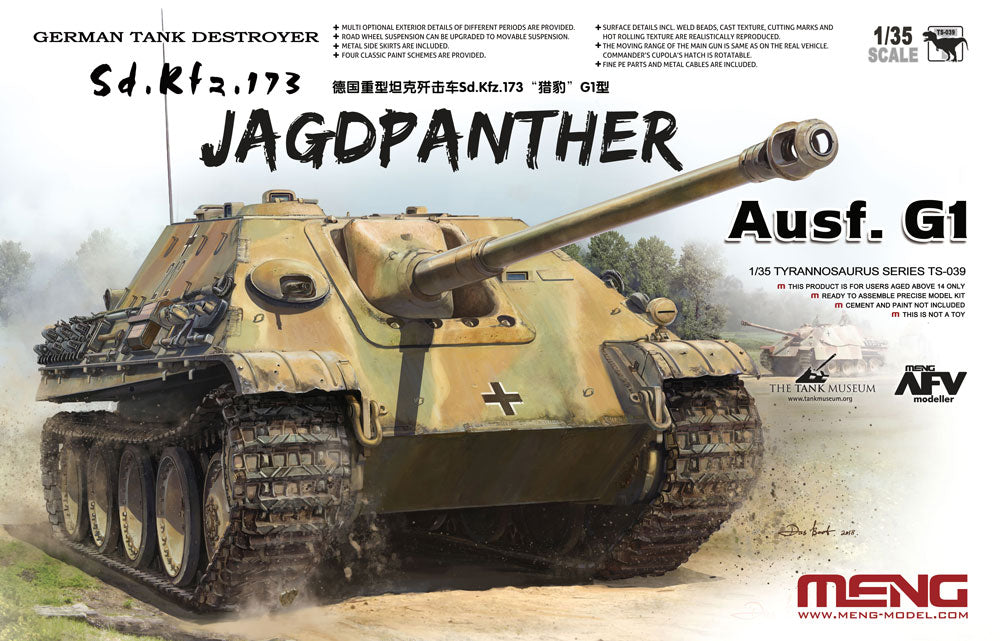 1/35 German Tank Destroyer Sd.Kfz.173 Jagdpanther Ausf.G1