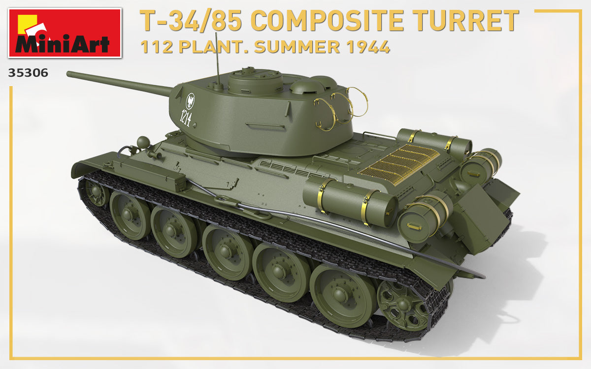 1/35 T-34/85 Composite Turret. 112 Plant. Summer 1944