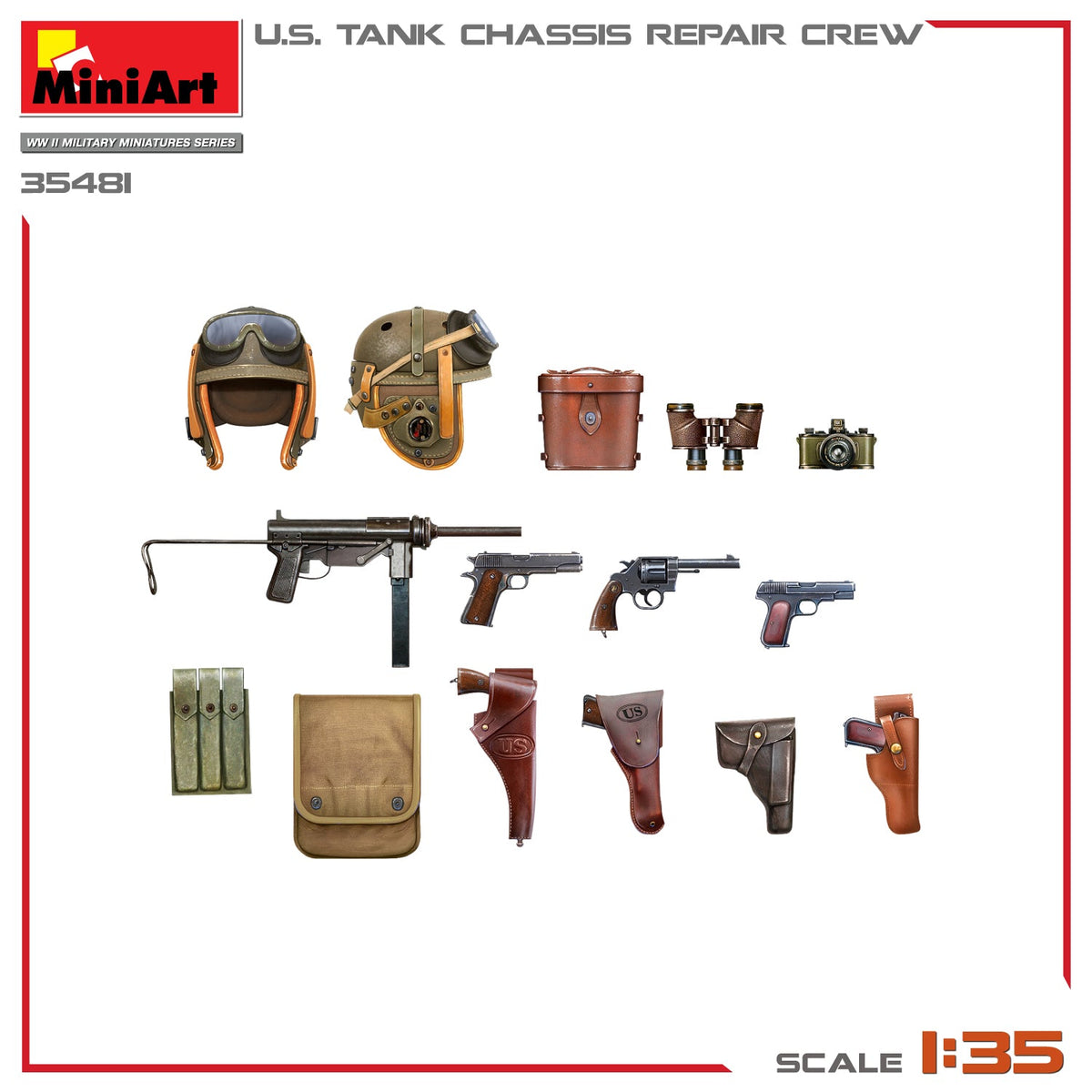 1/35 U.S. Tank Chassis Repair Crew