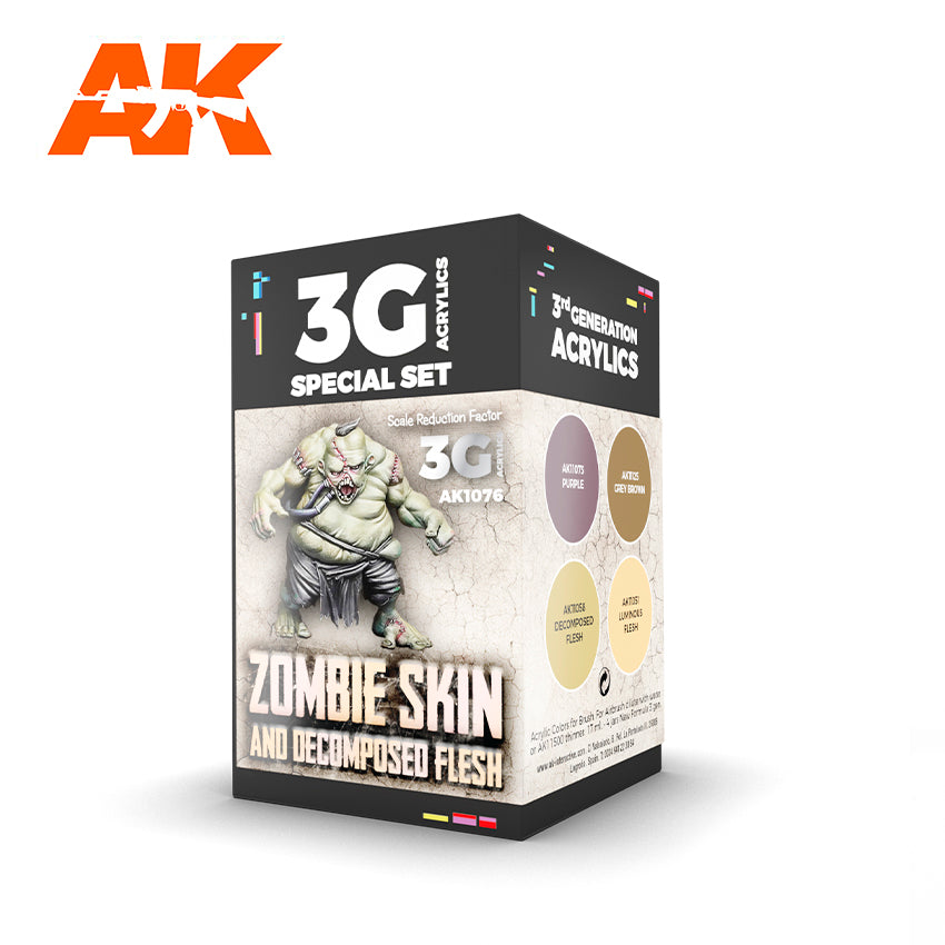 Wargame Color Set - Zombie Skin