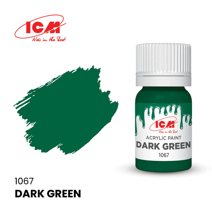 ACRYLIC PAINT Dark Green 12 ml