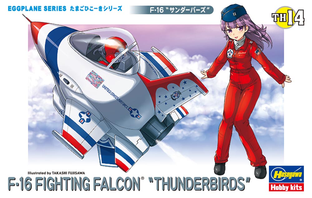 1/72 Egg Plane F-16 Fighting Falcon Thunderbirds