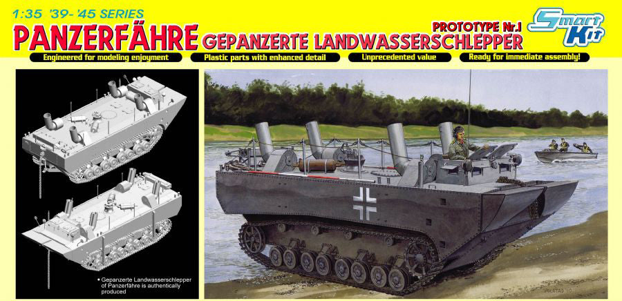 1/35 PANZERFAHRE GEPANZERTE LANDWASSERSCHLEPPER PROTOTYPE NR.1 (SMART KIT)