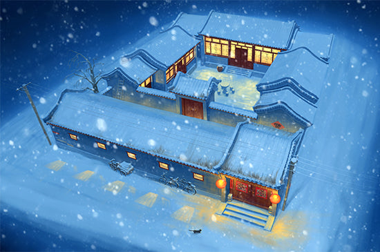1/100 Beijing Siheyuan(courtyard house)