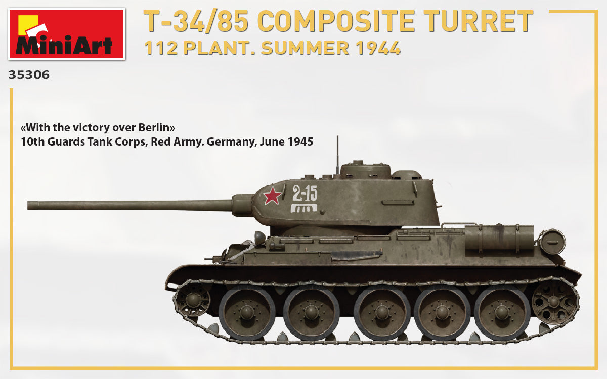1/35 T-34/85 Composite Turret. 112 Plant. Summer 1944