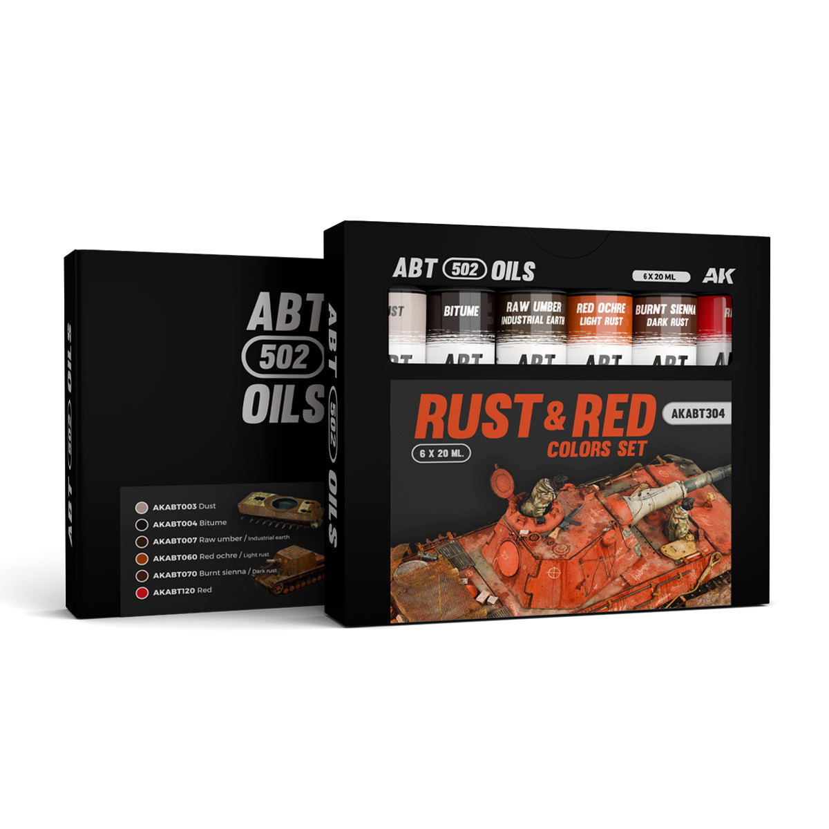 Rust and Red Colors Set