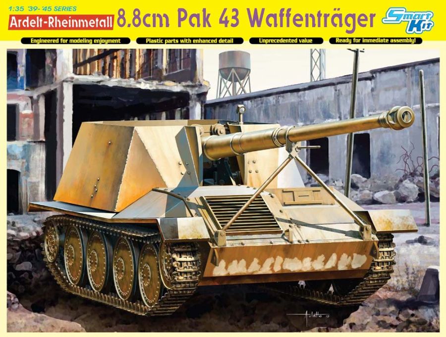 1/35 ARDELT-RHEINMETALL 8.8cm PaK 43 WAFFENTRAGER (SMART KIT)