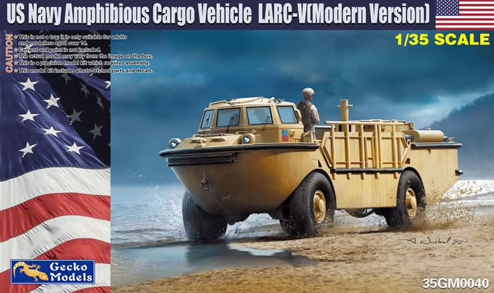1/35 Modern USN LARC-V with Training Rubber Raiding Craft