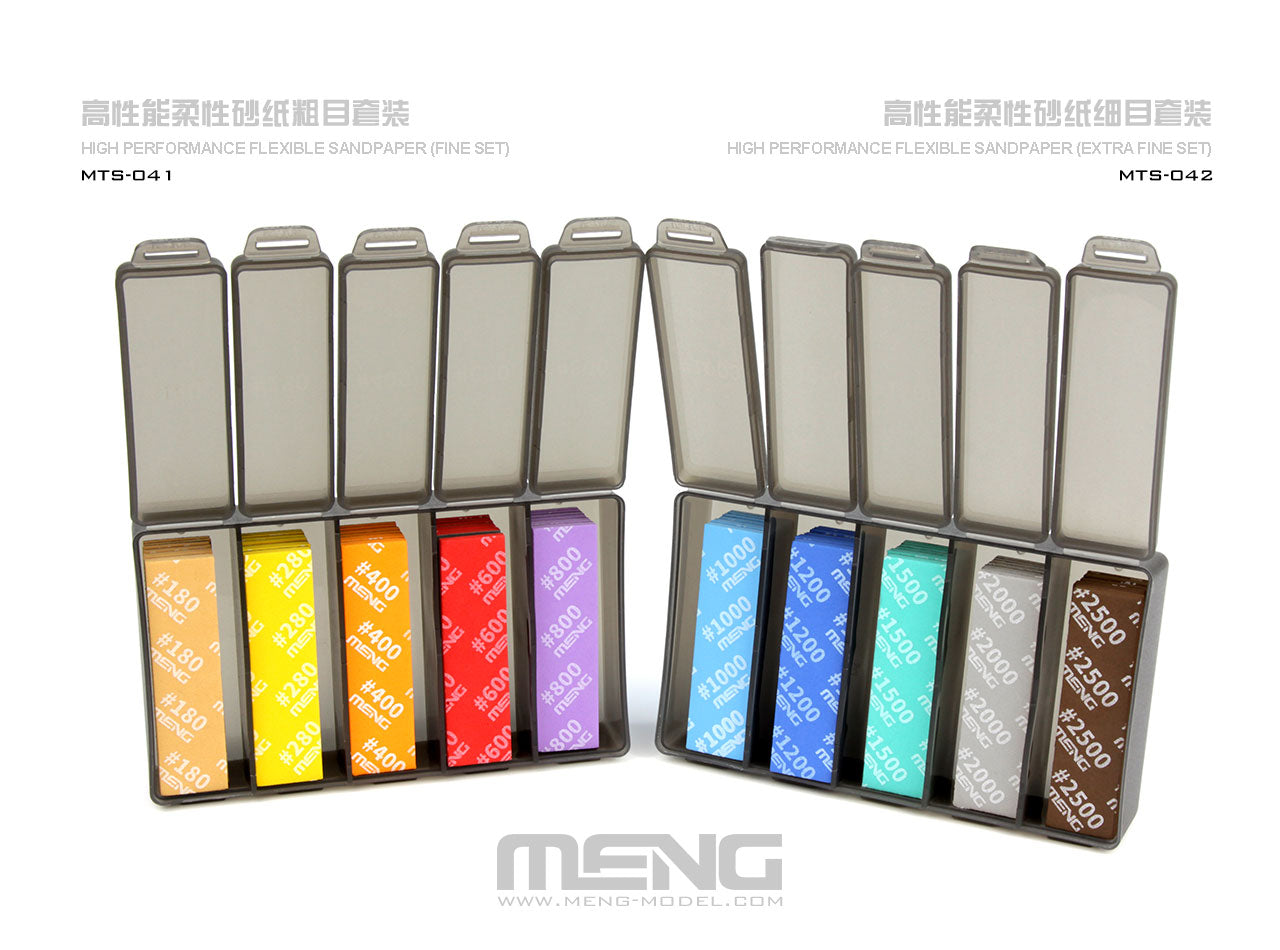 High Performance Flexible Sandpaper Fine Set (180/280/400/600/800)