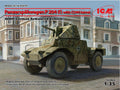 1/35 Panzerspähwagen P 204 fwith CDM turret WWII German Armoured Vehicle