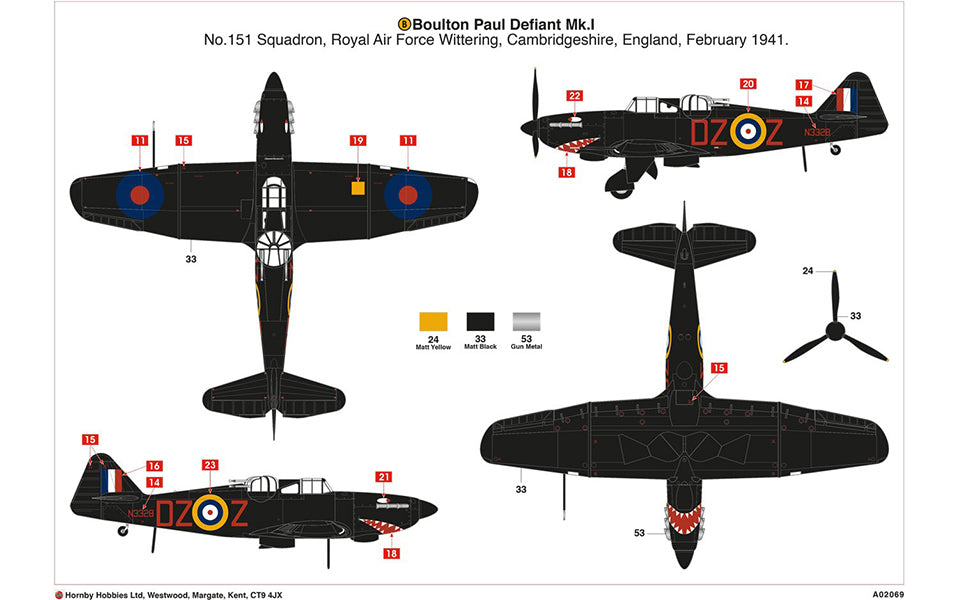 1/72 Boulton Paul Defiant Mk.I