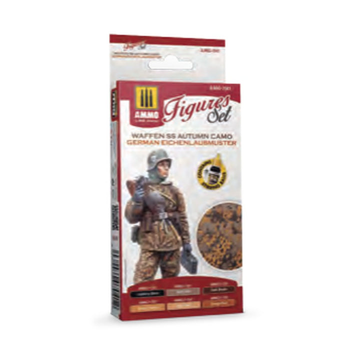 Waffen SS Autumn Camo. German Einchenlaubmuster Figures Set