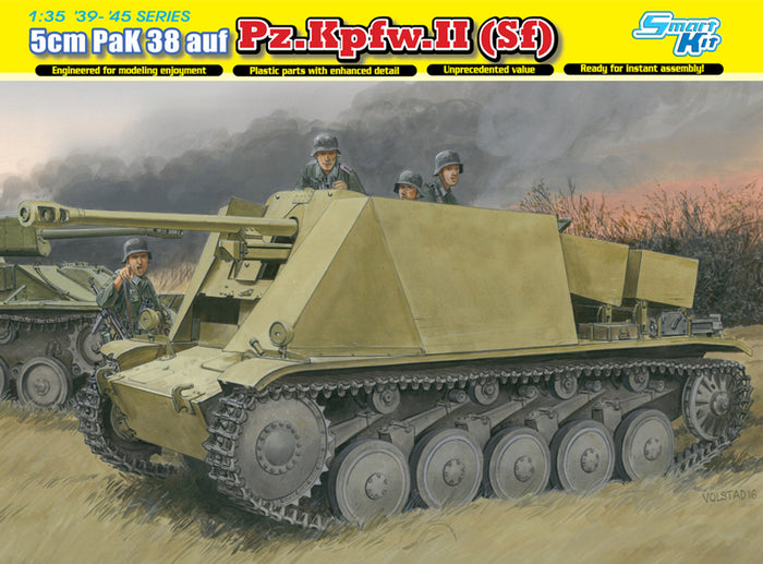 1/35 5cm PaK 38 auf Pz.Kpfw.II (Sf) (SMART KIT)