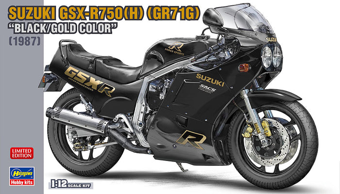 1/12 Suzuki GSX-R750(H) GR71G "Black/Gold Color" 1987