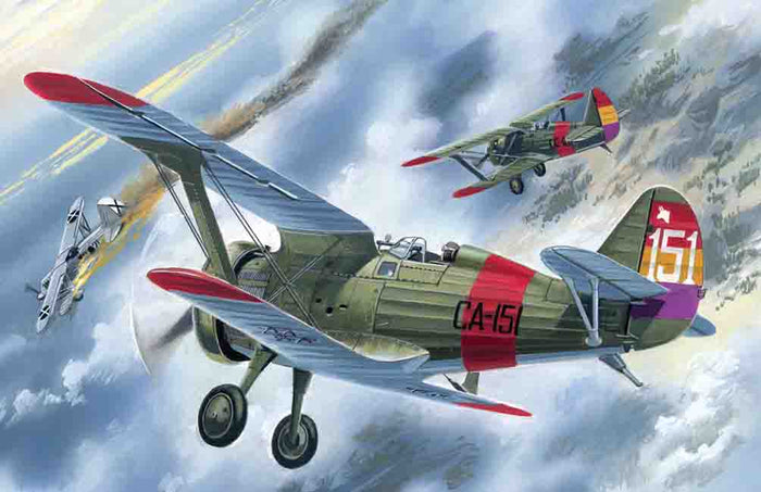1/72 I-15 Chato Spanish Air Force Biplane