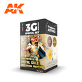 Wargame Color Set - Non Metallic Metal Gold (W.B.)