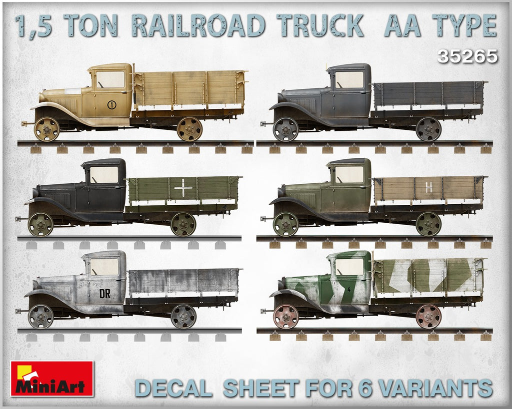 1/35 1,5 Ton Railroad Truck AA Type
