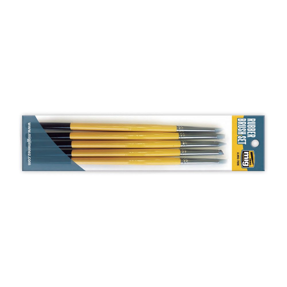 Rubber Brush Set