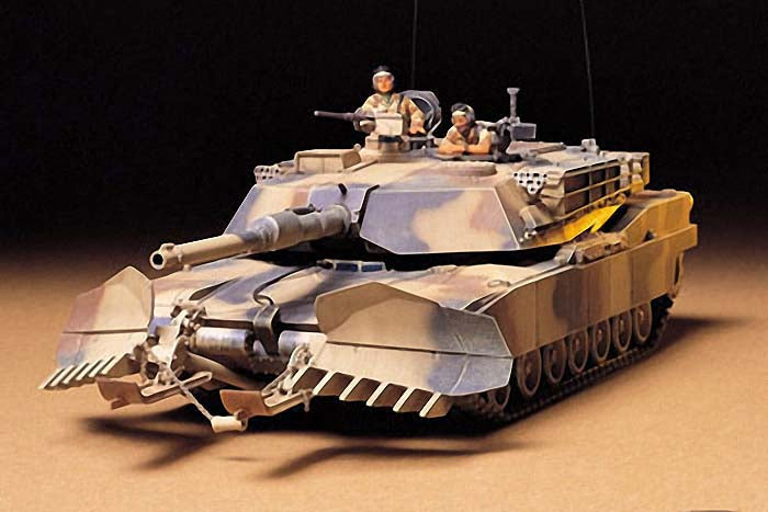 1/35 U.S. M1A1 Abrams with Mine Plow