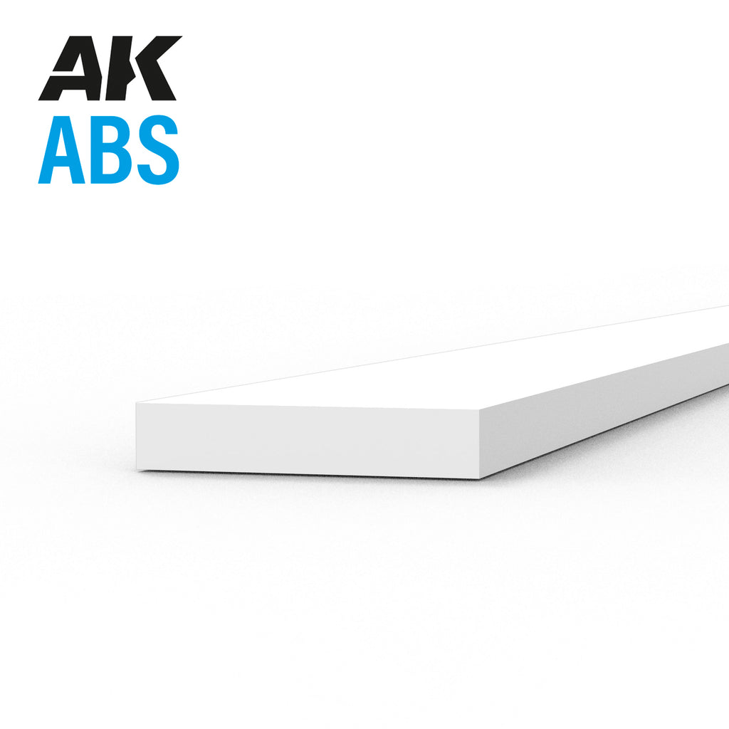 Strips 0.75 x 4.00 x 350mm - ABS STRIP