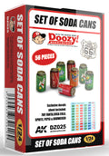 DOOZY! 1/24 SET OF SODA CANS