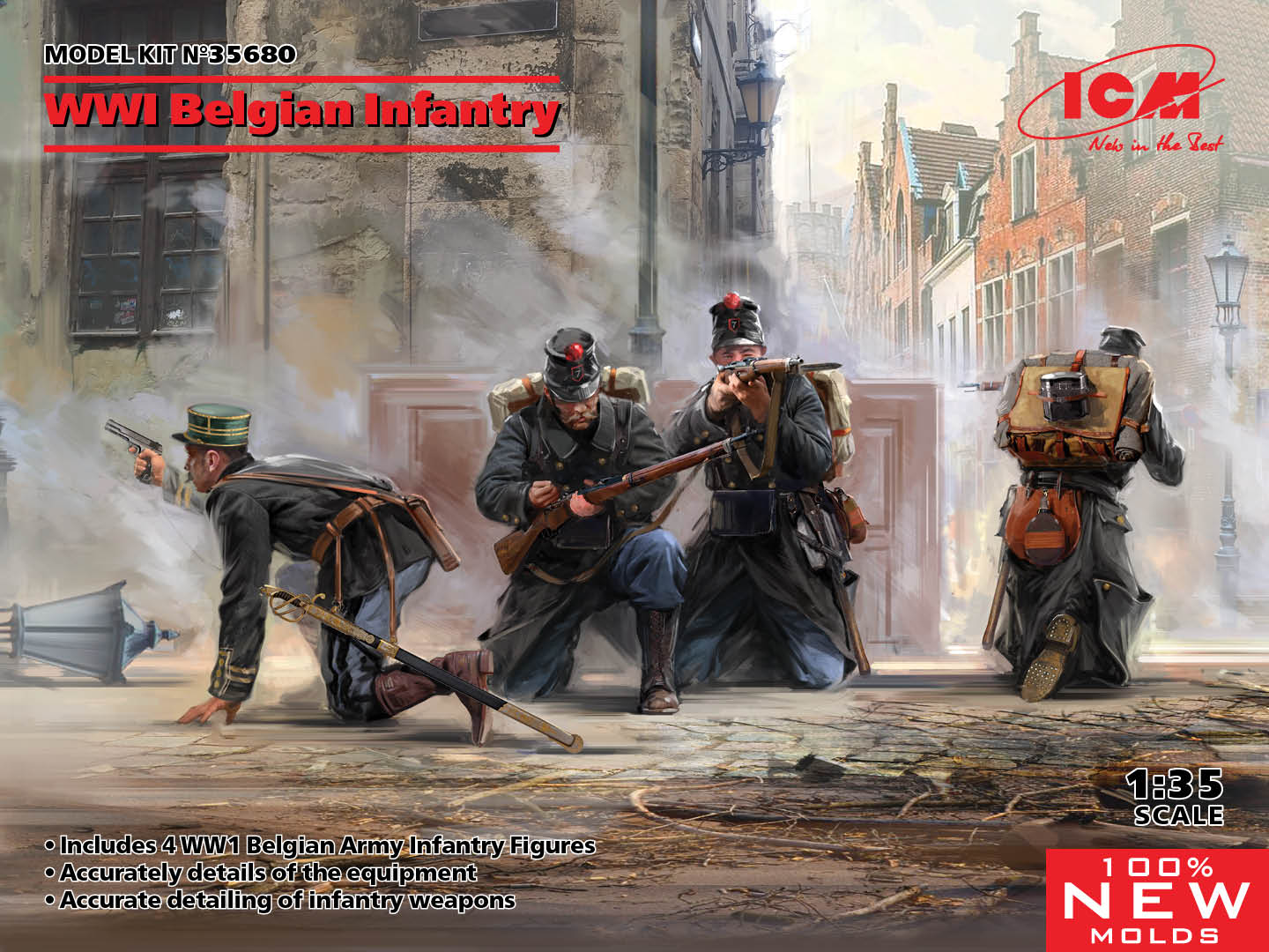 1/35 WWI Belgian Infantry